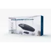 GEMBIRD belaidis IR pristatymo nuotolinio valdymo pultelis WP-L-11, 4 mygtukai, 2,4 GHz RF USB imtuvas, juodas, AAA baterija