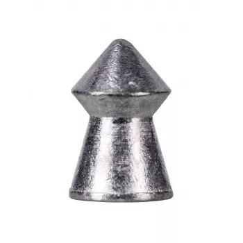 Šratiniai šoviniai RANGER PRORO 5.5 mm, diabolo formos, sidabriniai, 250 vnt., aliumininis dozatorius