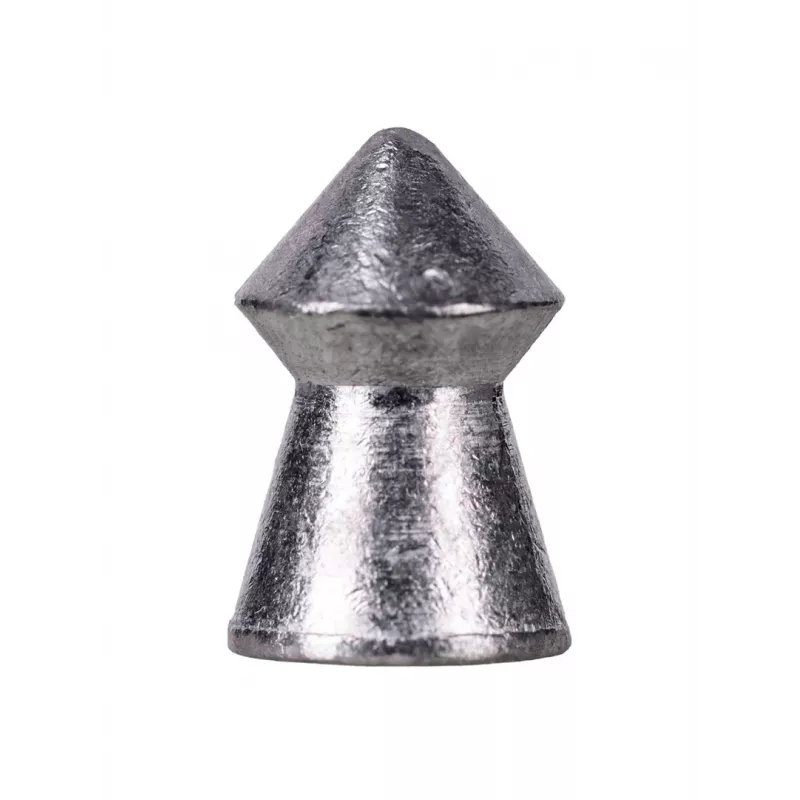 Šratiniai šoviniai RANGER PRORO 5.5 mm, diabolo formos, sidabriniai, 250 vnt., aliumininis dozatorius