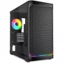 Korpusas Sharkoon MK4W RGB Strip Micro Tower Juodas