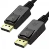 DisplayPort kabelis Unitek Y-C609BK — 3 m, vyriškas į vyrišką, juodas