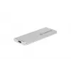 Nešiojamas SSD diskas Transcend ESD260C 500GB USB Type-C 3.2 Gen 2, sidabrinis