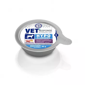 VET RESPONSE Hypoallergenic Pork šlapias kačių ėdalas - 85g