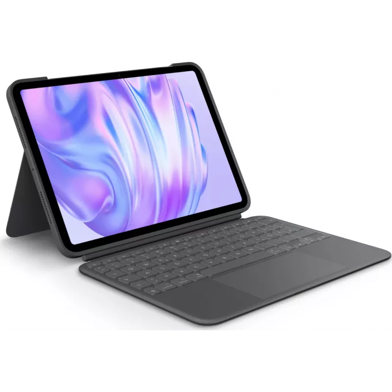 Klaviatūrinis dėklas Logitech Combo Touch QWERTZ vokiškas išdėstymas Smart Connector grafitas