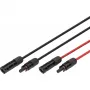 Saulės ilginimo kabelis Digitus DK-SCEC66-0030 6 mm² 3 m MC4 juoda raudona