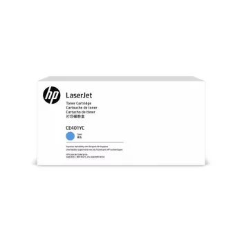 HP 507A - CE401YC - CQ - atidaryta dėžutė - Project Packaging - Tonerio kasetė ciangine