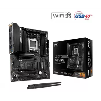 ASRock X870 Pro-A WiFi pagrindinė plokštė AMD X870 AM5 ATX