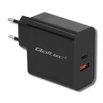 Maitinimo adapteris QOLTEC 51716 – 20V 3A (63W), juodas, universalus kroviklis