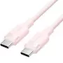 USB C į USB C laidas Vention TRDP USB 2.0 2 m 0.48 Gbit/s 60 W Rožinis