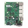Laidinis maršrutizatorius MikroTik RB450Gx4 Gigabit Ethernet Green