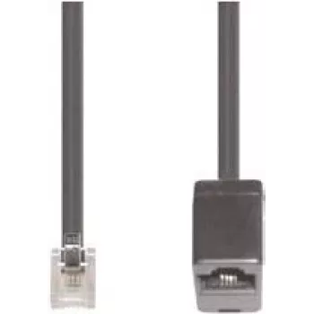 Telefono laidas e+p T 19 6 m Juoda