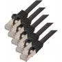 Tinklo kabelis S/CONN Cat. 7 S/FTP 3 m Juodas