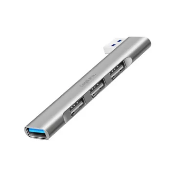 LogiLink USB 3.2 Gen1 4 prievadų USB-A šakotuvas 1x USB 3.0 AF, 3x USB 2.0 AF UA0436