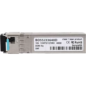 SFP+ optiminis siųstuvas-imtuvas CBO SFP-10G-BX-D-40KM-CI-BO 10 Gbps LC vieno pluošto 40 km