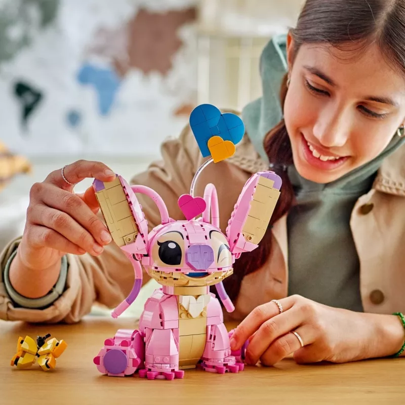 LEGO Disney kolekcinis mini modelis Andzia Angel 43257 – 784 detalės, 250 mm aukštis, nuo 9 metų