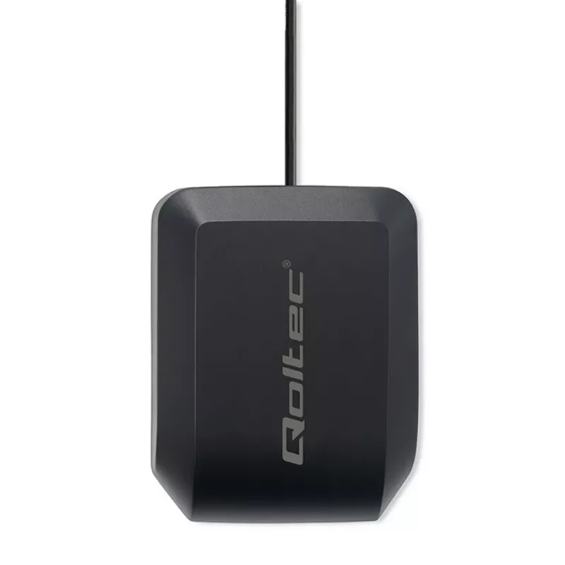 GPS/GLONASS antena QOLTEC 57055 su magnetiniu pagrindu, 28 dB stiprinimas