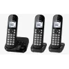 DECT belaidis telefonas Panasonic KX-TGC 463GB su 3 rageliais ir laidiniu pagrindu