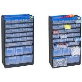 Dėžė smulkioms detalėms allit VarioPlus Pro 53/60 30,0 x 13,5 x 52,5 cm mėlyna/juoda