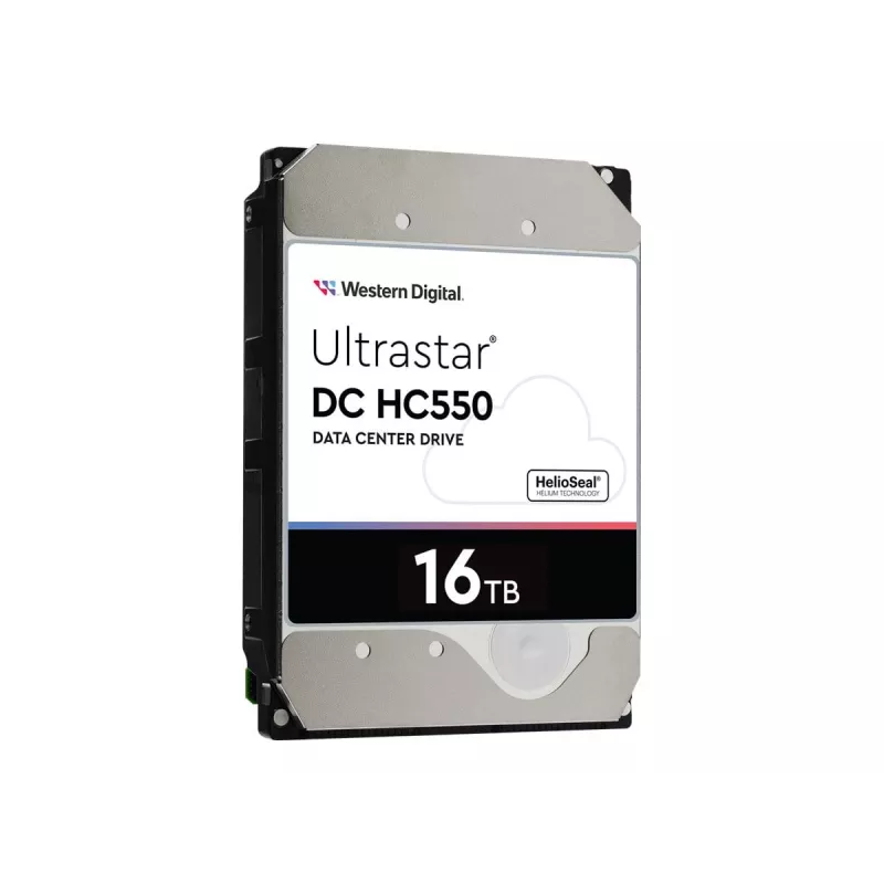 WD Ultrastar DC HC550 WUH721816AL5204 - Festplatte - 16TB - intern - 3.5 (8,9 cm) - SAS 12Gb/s - 7200 U/min - Puffer: 512MB (0F38357)