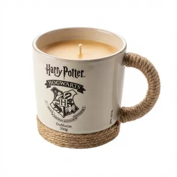 Kvepianti žvakė Harry Potter puodelyje su virve Hogvartsas 200 g – teminė firminė žvakė
