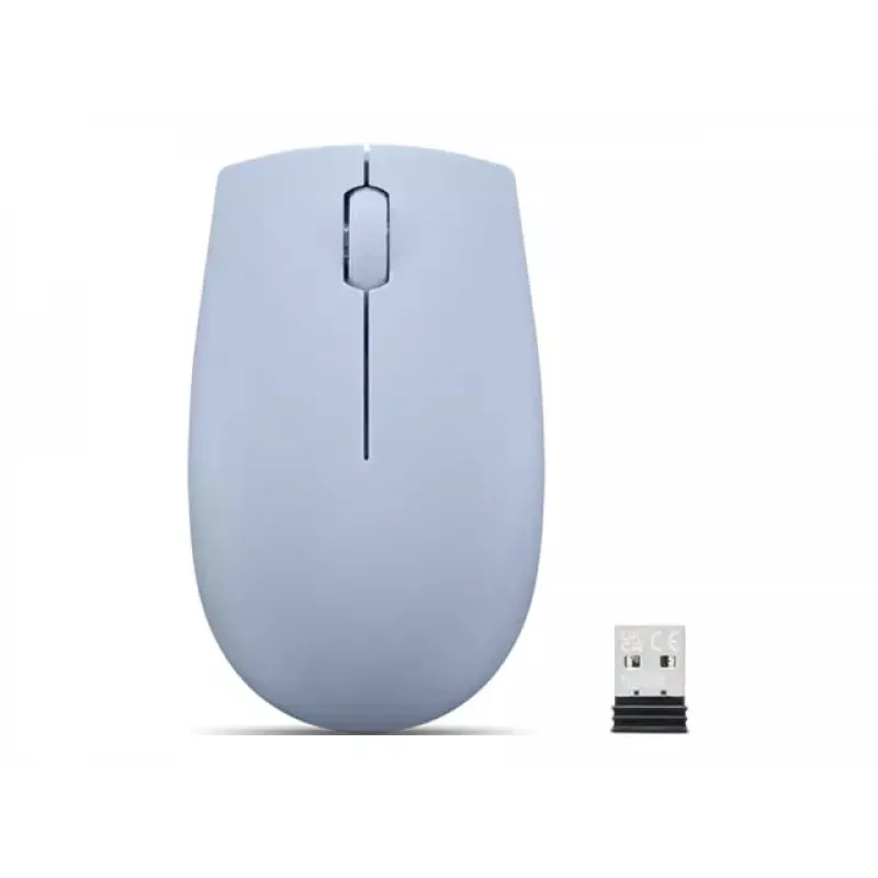 Belaidė ambidekstrinė pelė Lenovo GY51L15679 – Frost Blue, RF 2.4 GHz, 1000 DPI, 3 mygtukai, AA baterija