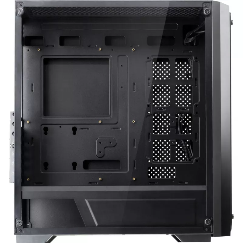 RAIJINTEK PONOS TG4 – stalinis kompiuterio korpusas – SPCC – juodas – ATX – EATX – EEB – micro ATX – Mini-ATX – žaidimams