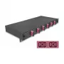 Šviesolaidžių sujungimo dėžė DeLOCK 67002 Juodas Metalas 482x220x44mm
