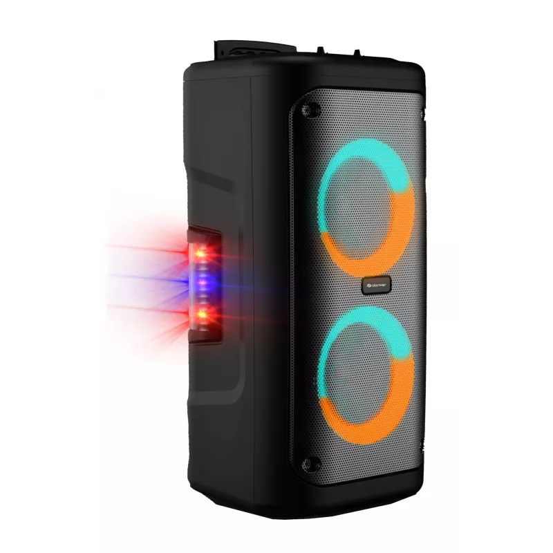Denver TSP-353 nešiojamas Bluetooth garsiakalbis su LED šviesomis