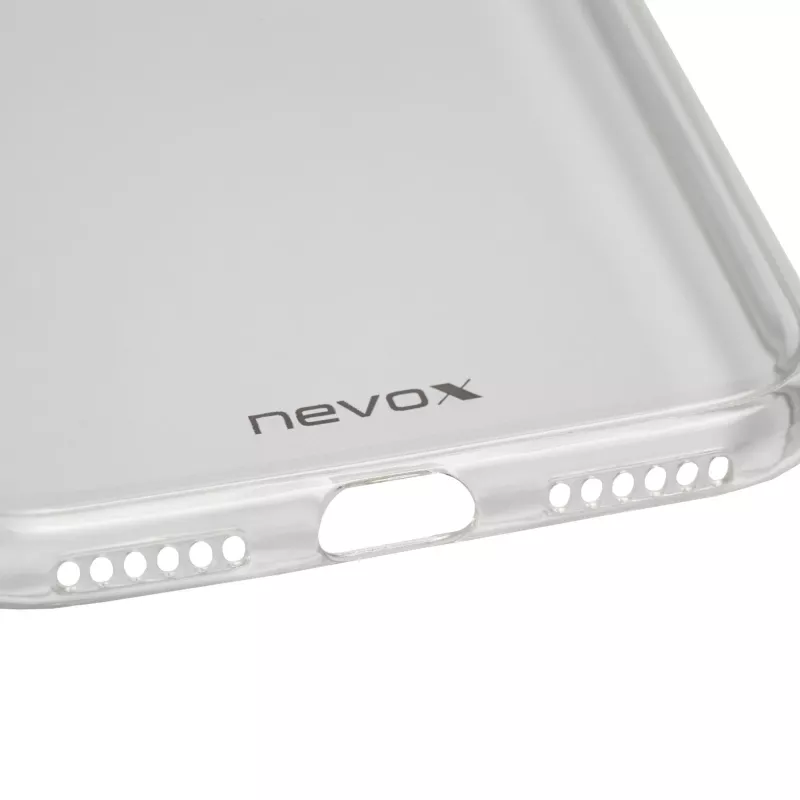 Dėklas Nevox StyleShell Flex iPhone 7 pilkas permatomas