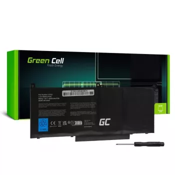 Nešiojamojo kompiuterio baterija Green Cell F3YGT 7,6V 6200mAh, skirta Dell Latitude 7280/7290/7380/7490