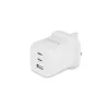 Dicota Power Supply – kompaktiškas, GaN – 65 W – 5 A – PD 3.0 – 3 išvesties prievadai (2 x USB-C, USB)