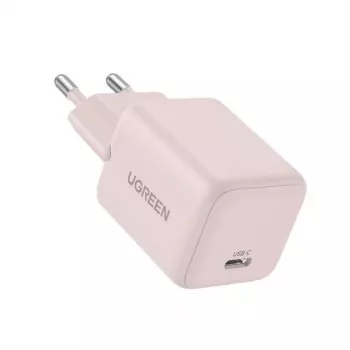 Maitinimo adapteris UGREEN X512 20W USB-C PD greitas įkrovimas, rožinė, 100–240V įėjimas, 1× USB-C
