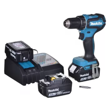 Gręžtuvas MAKITA DDF485RF3J 3x 18V 3Ah
