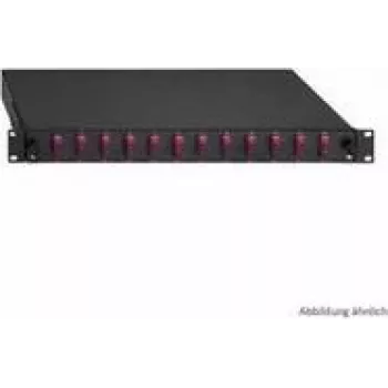 Rutenbeck Basic Line 24 x LC-D OS2 mėlyna 2m skaidulinė jungiamoji dėžė
