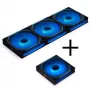 LIAN LI UNI FAN SL-INF 120 ARGB PWM ventiliatorių rinkinys, 4 ventiliatoriai, juoda