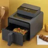 Karšto oro gruzdintuvė JATA JEFR1270 7 L 1600 W Juoda