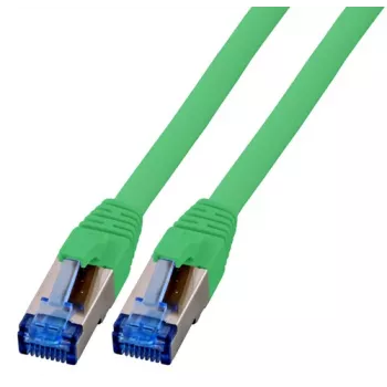 EFB-Elektronik RJ45 jungiamasis kabelis Cat.6A S/FTP TPECat.7 žalias 0,25 m (K5525FGN.0,25)