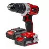 Gręžtuvas Einhell TE-CD 18/2 18750 RPM Be raktelio 1.45 kg Juoda, Raudona