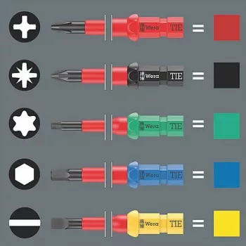 Wera Kraftform Kompakt VDE 17 Universal 1 atsuktuvų rinkinys (05006611001)