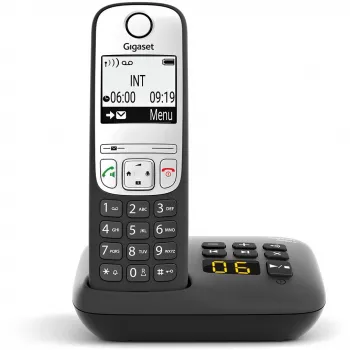 Gigaset A690A – belaidis DECT telefonas su garsiakalbiu, 100 įrašų, juodos spalvos (S30852-H2830-B101)