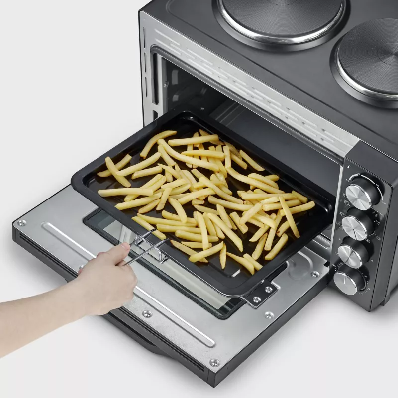 Oro gruzdintuvė / Orkaitė Severin TO 2074 30L 2500W Juoda Grilis