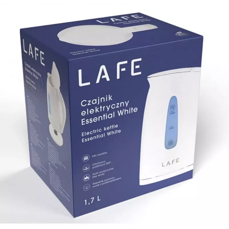 Elektrinis virdulys Lafe Essential baltas