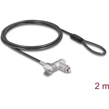 Navilock 22052 nešiojamojo kompiuterio užraktas, skirtas MacBook Pro 2021–2024 14 colių ir 16 colių, 2 m kabelis