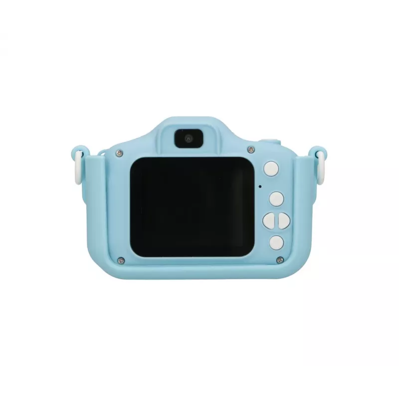 Vaikiškas skaitmeninis fotoaparatas Extralink H27 DUAL BLUE šviesiai mėlynas baltas