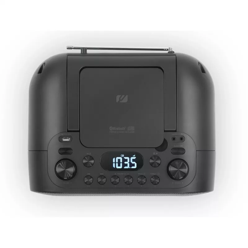 Muse M-35 BT | Nešiojamas radijas su Bluetooth, USB prievadu ir AUX įėjimu | Juoda spalva