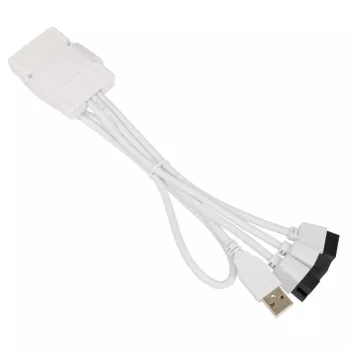 USB šakotuvas Lian Li PW-U2TPAW A tipo vyriškas 1 į 3 IDC 9 kaiščių