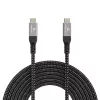 USB-C į USB-C laidas GEMBIRD CCBP-USB4-CMCM240 1,5 m, USB4 Gen 3x2, 40 Gbit/s, 240 W, juodas