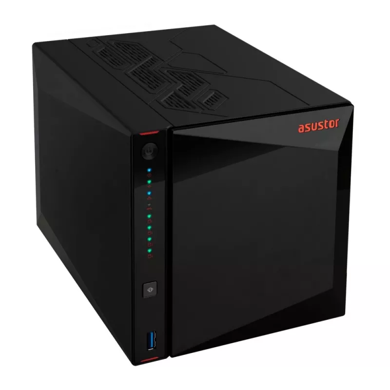 Asustor AS5404T NAS / saugojimo serveris Intel® Celeron® N5105 4 GB DDR4 0 TB ADM juodas