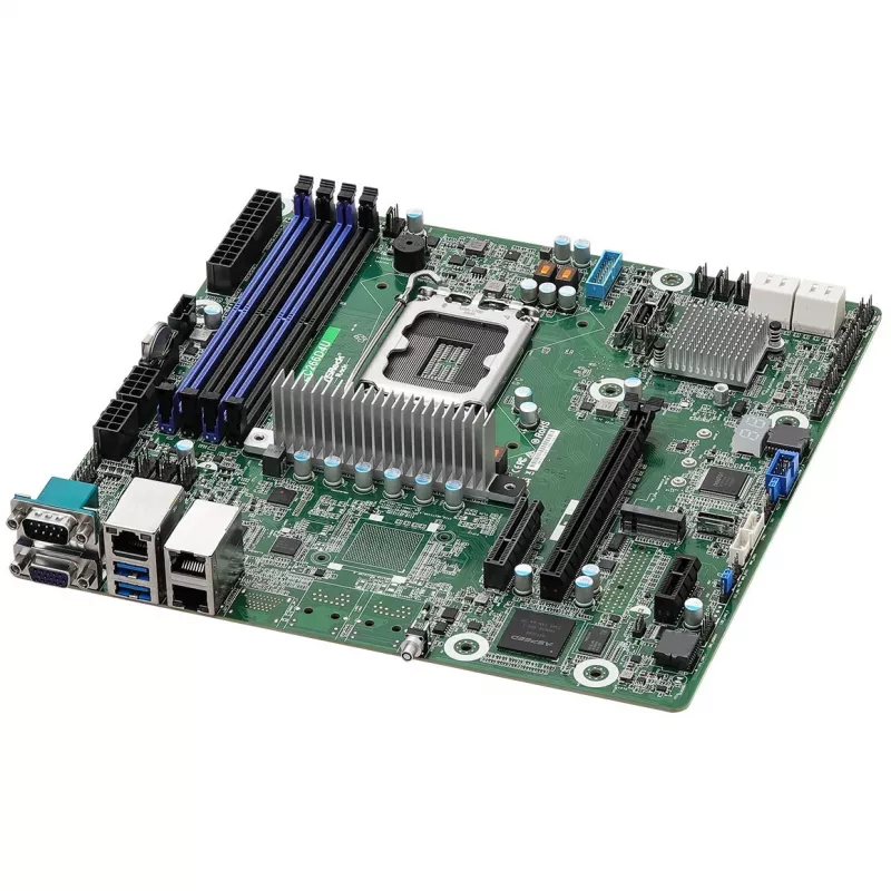 ASRock EC266D4U pagrindinė plokštė Intel C266 LGA 1700 micro ATX