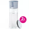 Filtravimo butelis BRITA Vital Pastelinė mėlyna 600 ml su 2 MicroDisc filtrais, be BPA, tinkamas plauti indaplovėje